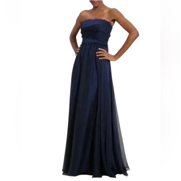 monique lhuillier bridesmaid dresses Olive Green Evening Dress with Waist Tie